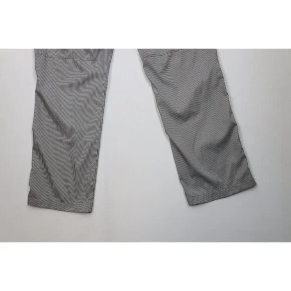 Vintage Y2K Callaway Golf Mens 36x30 Pinstriped Wide Leg Golfing Chino Pants